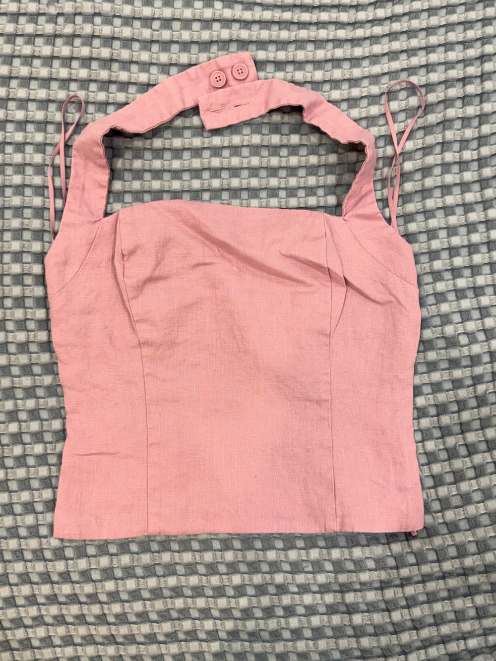 Aritzia Whisper Linen Halter Top